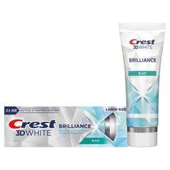 Crest 3D White Brilliance Whitening Vibrant Peppermint Toothpaste - 3-count box