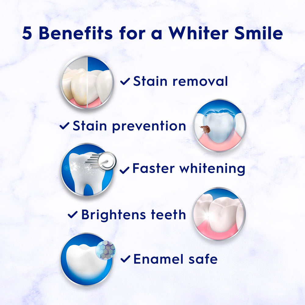 Tube of Crest 3D White Brilliance Whitening Vibrant Peppermint Toothpaste