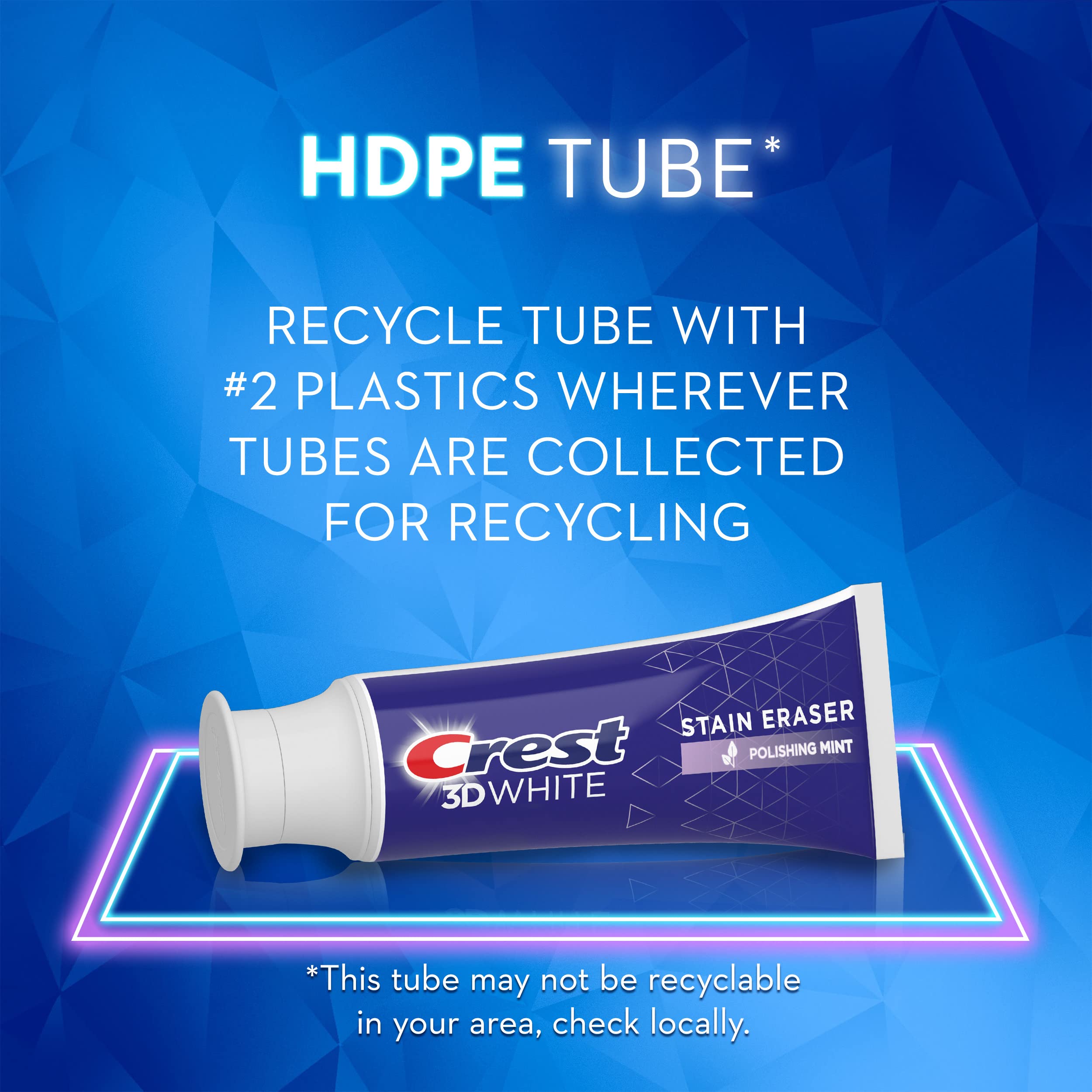 Packaging for Crest 3D White Stain Eraser set