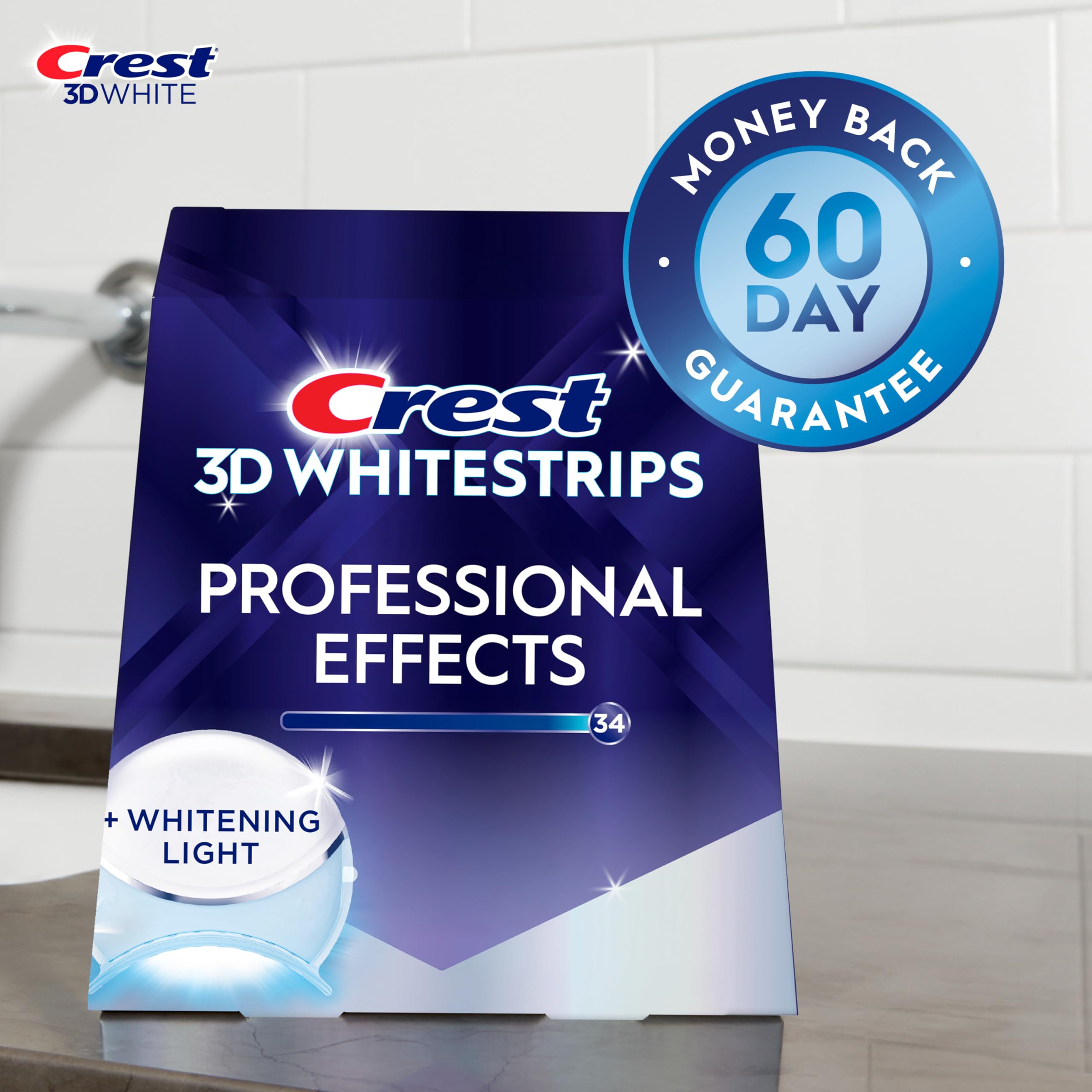 40 whitening strips pack for Crest 3D Whitestrips kit