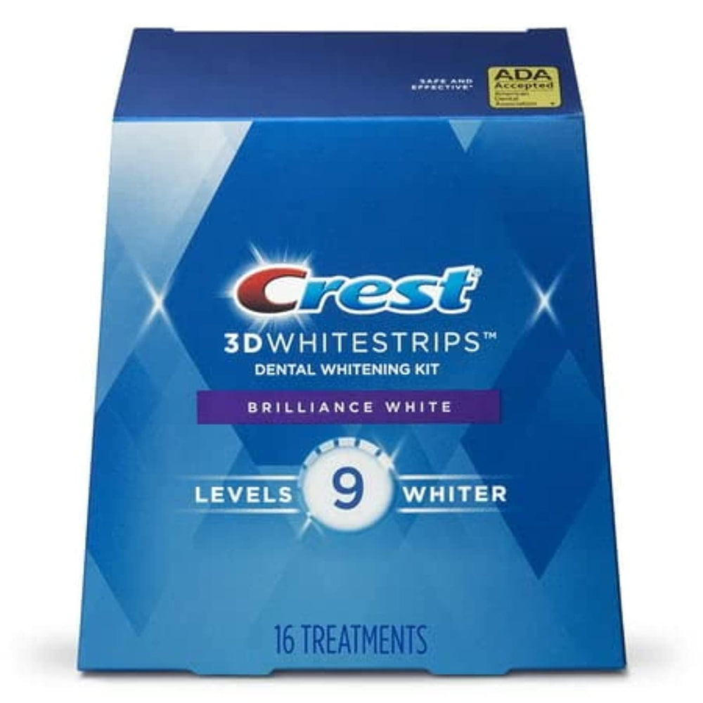 Crest 3D Whitestrips Brilliance White box