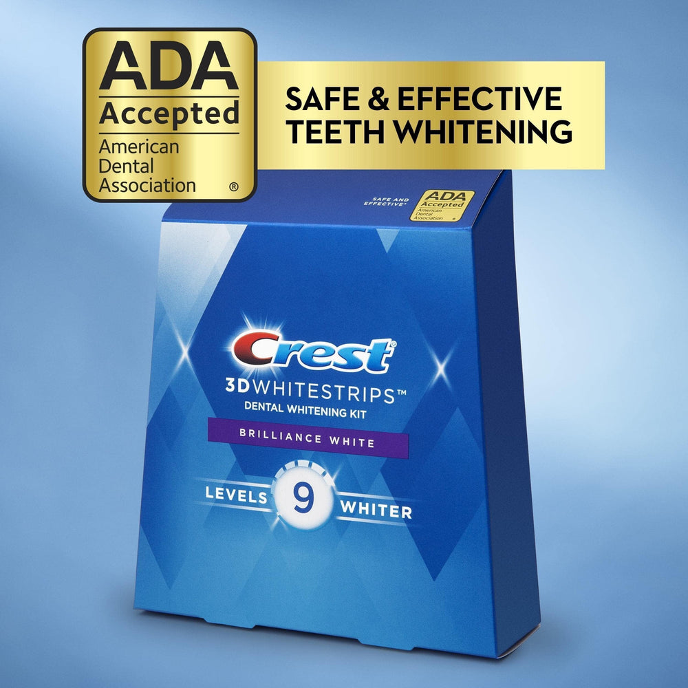 No-slip grip feature on Crest 3D Whitestrips Brilliance White