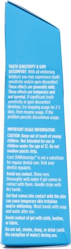 Whitening strips designed for sensitive teeth