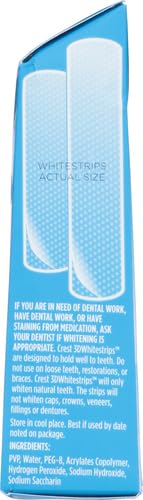 Top and bottom whitening strips included