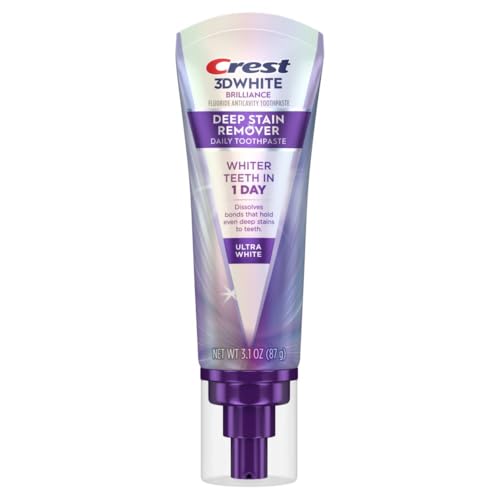 Toothbrush with Crest 3DWhite Brilliance toothpaste
