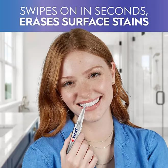Close-up of whitening pen tip dispensing gel