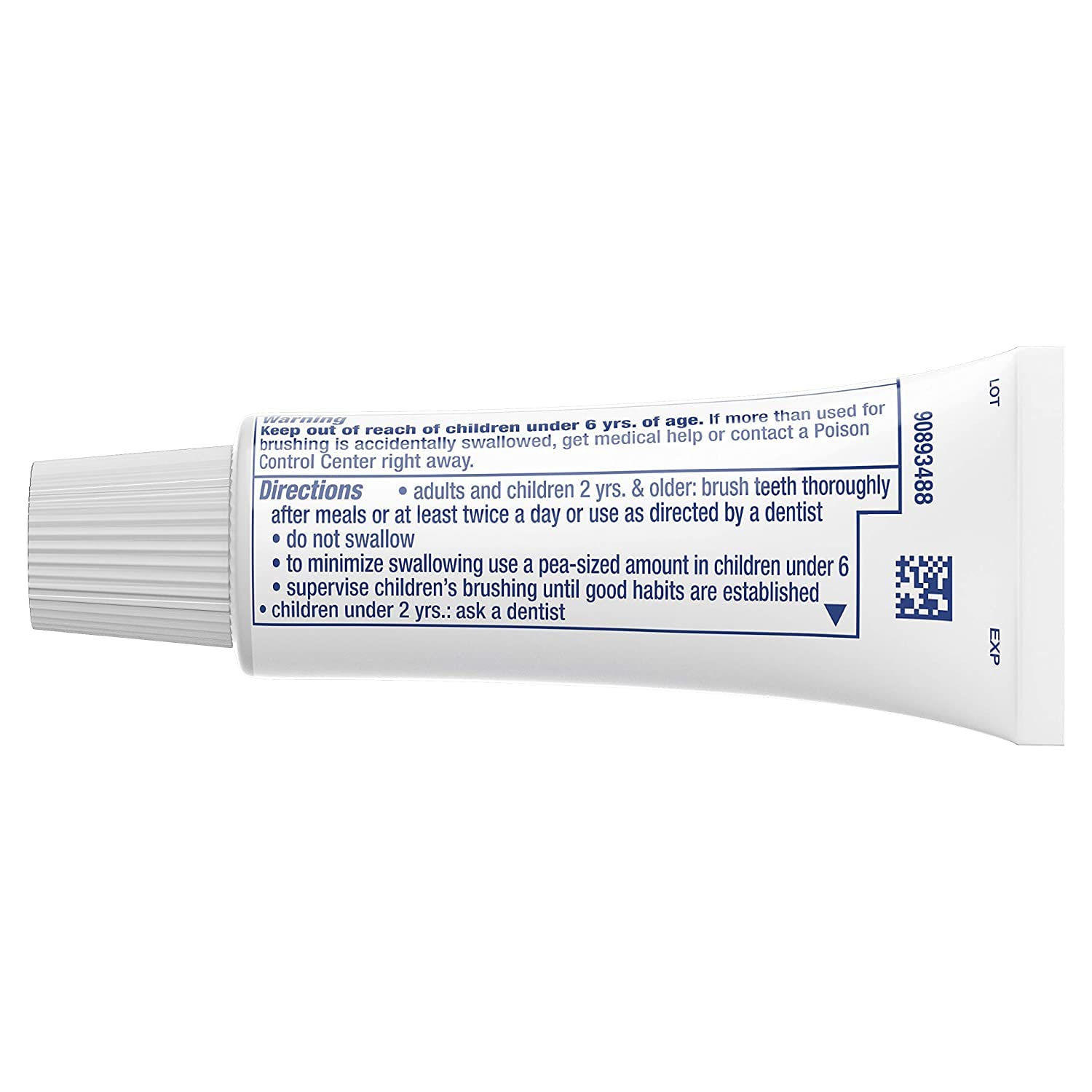 Toothpaste on a toothbrush with minty foam