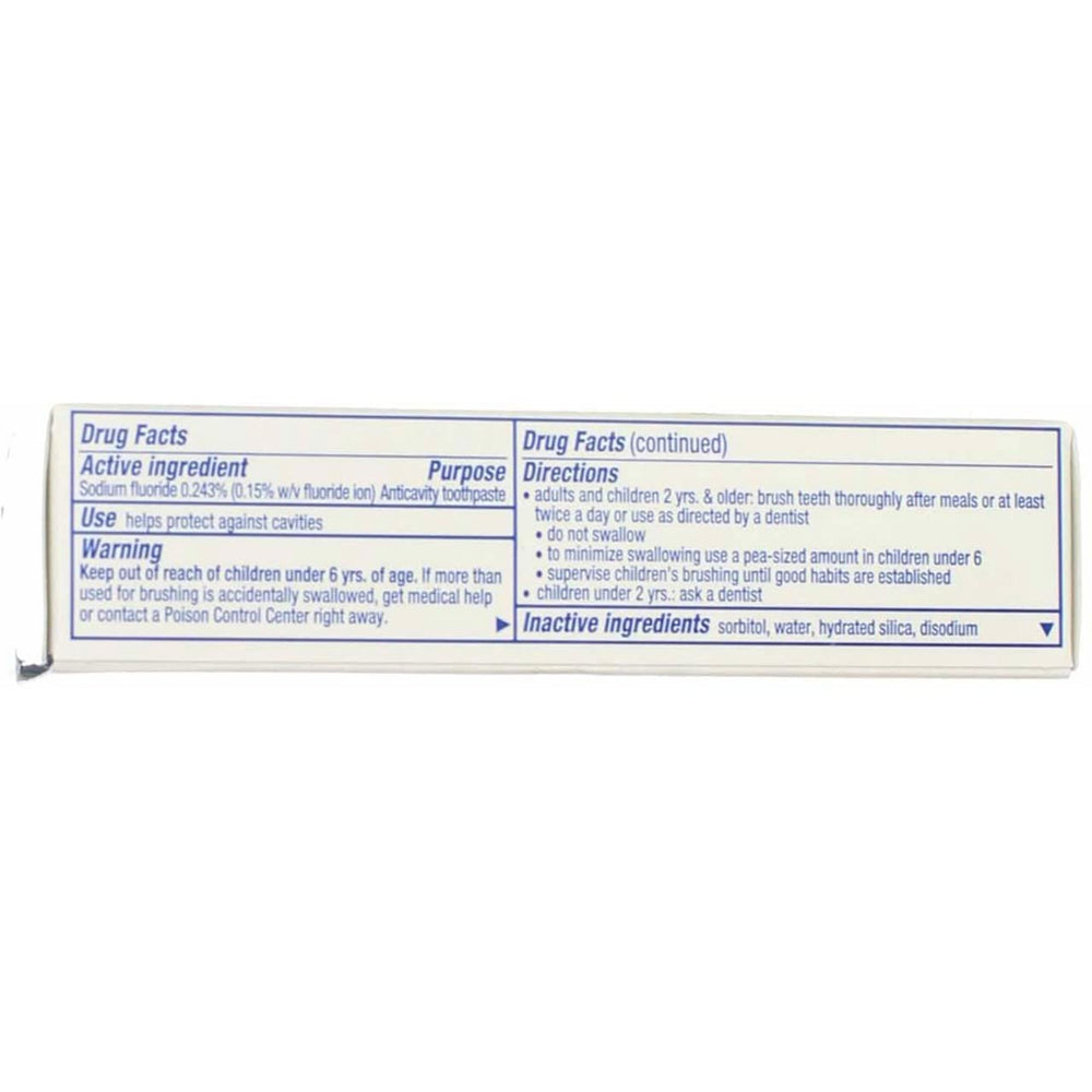 Close-up of the 0.85 oz travel-size tube label