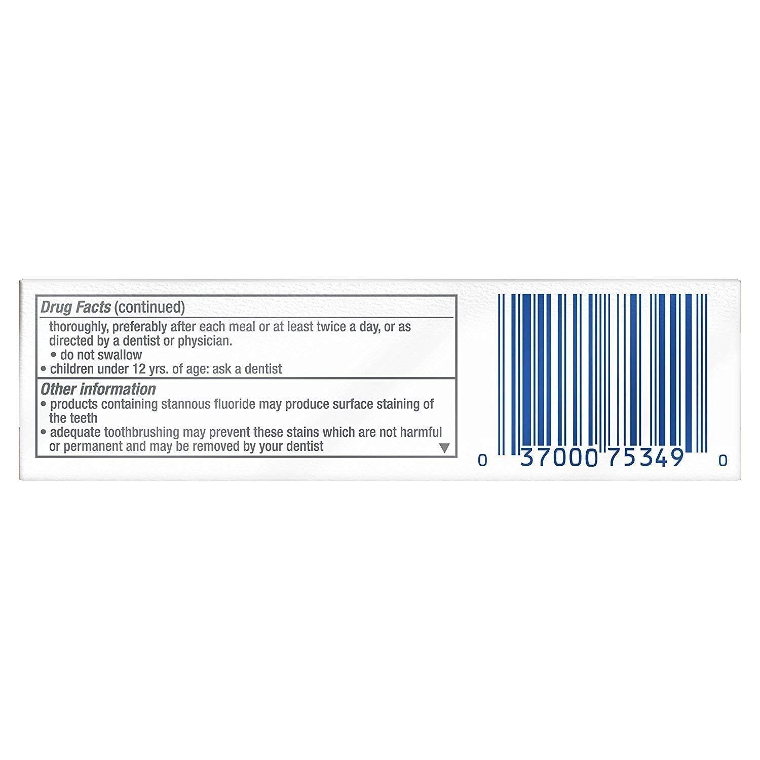 Crest Gum Detoxify toothpaste with packaging visible