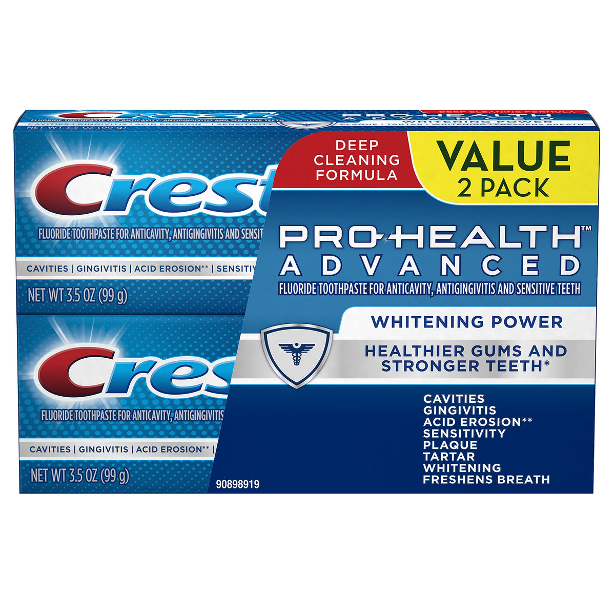 Crest Pro-Health Advanced Whitening Twin Pack - front view