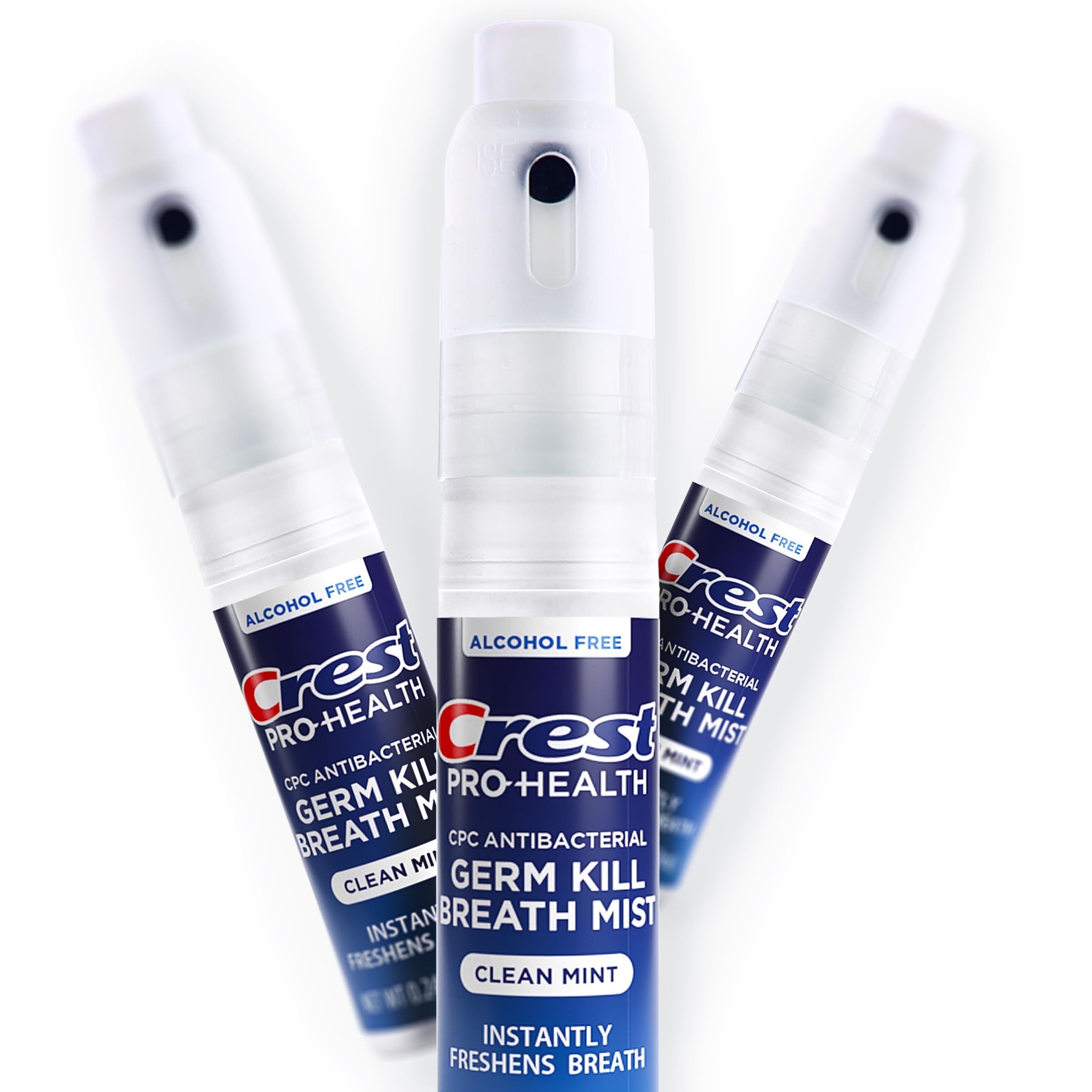 Product packaging showing traditional and refreshed Crest Pro-Health packaging