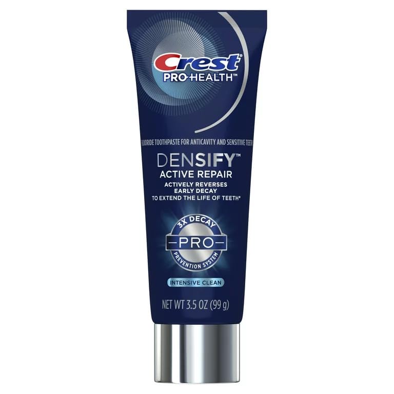 Stannous fluoride cavity protection for Crest Pro-Health Densify