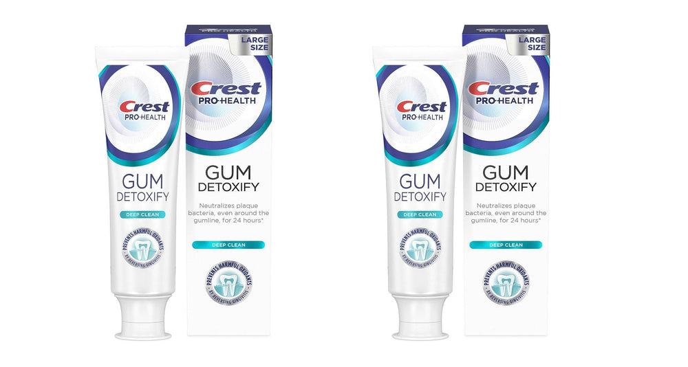Crest Pro-Health Gum Detoxify Deep Clean Toothpaste 4.8 oz Pack of 2