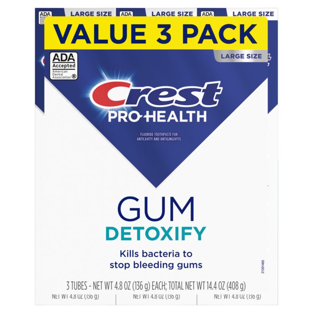 Enamel protection feature of Crest Pro-Health Gum Detoxify toothpaste