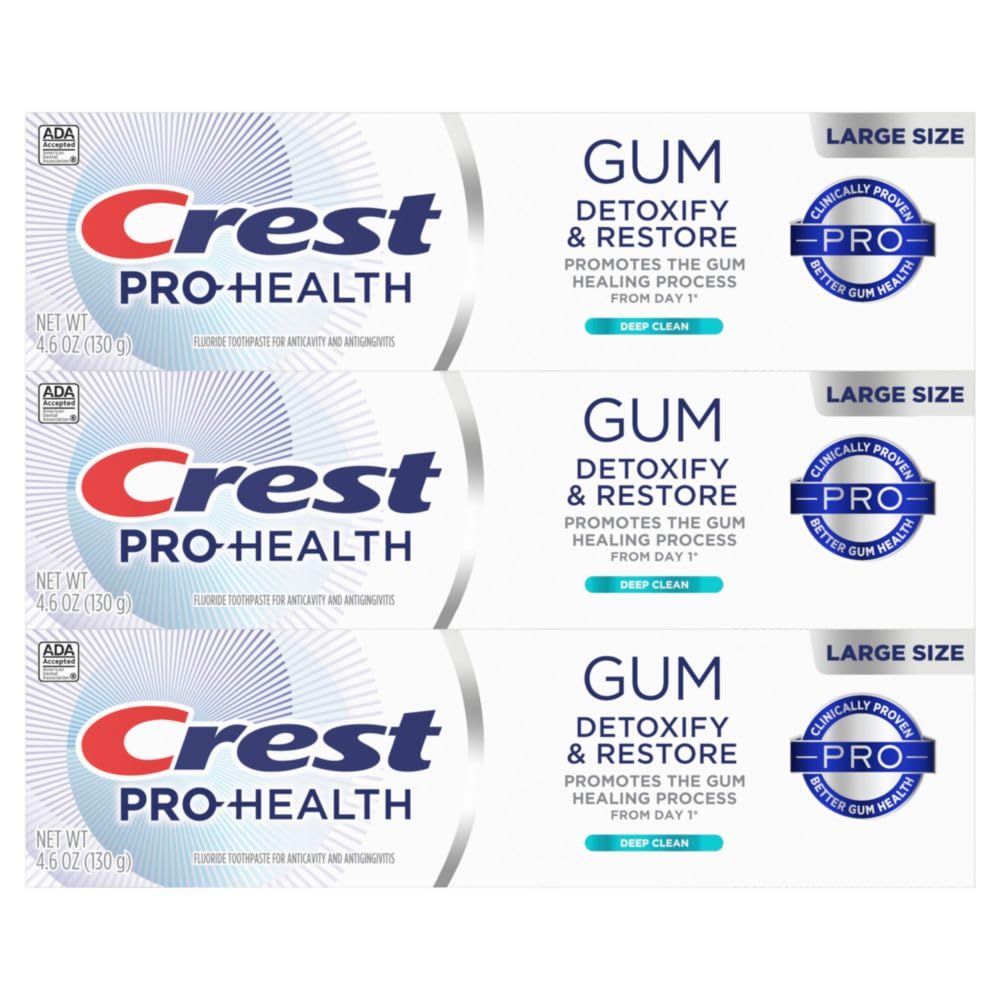 Gum health benefits with Crest Pro-Health toothpaste