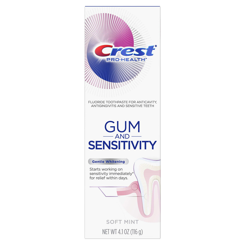 Crest Pro-Health Gum & Sensitivity toothpaste tube 4.1 oz