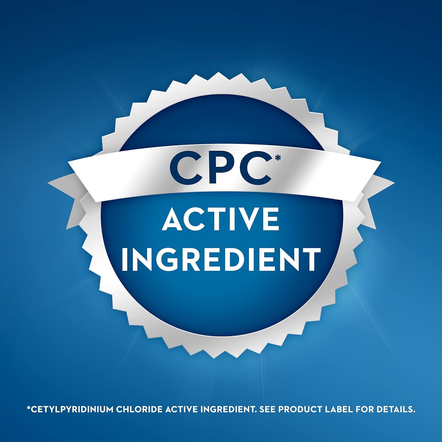 Back view of Crest Pro-Health Mouthwash bottle showing label details