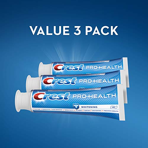 Crest Pro-Health Whitening Gel Toothpaste packaging and tubes