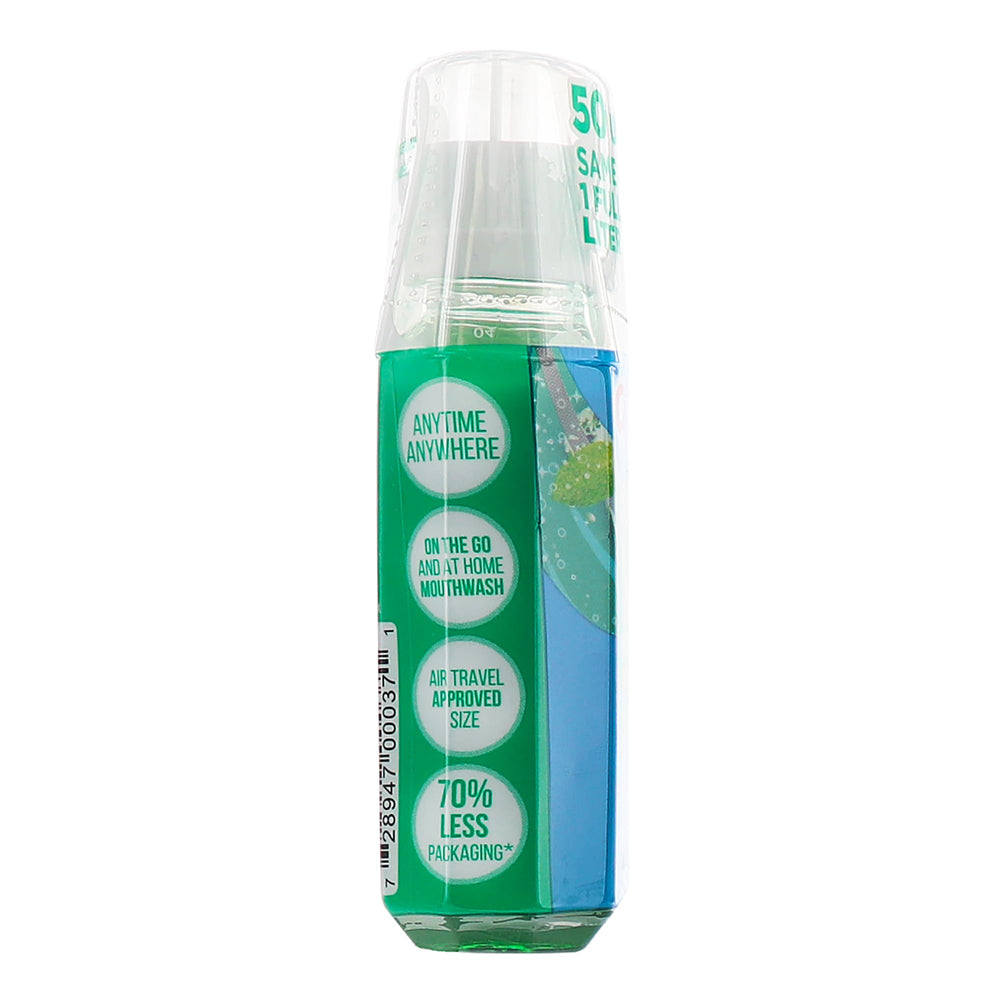 Crest Scope Original Mint labeling on mouthwash concentrate bottle