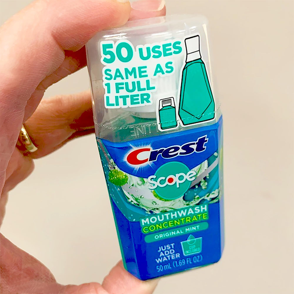 Eco-friendly 2-pack packaging highlighting travel-friendly size