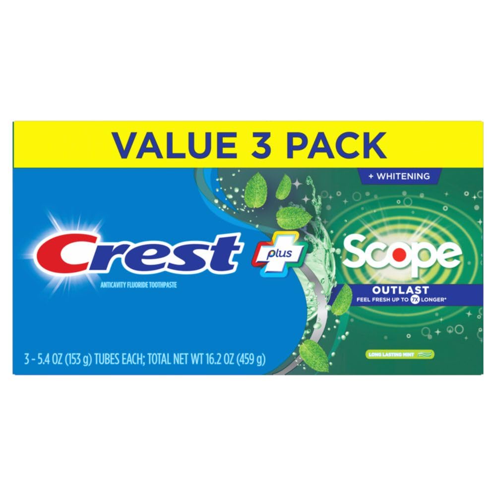 Comparison infographic showing Crest vs ordinary toothpaste