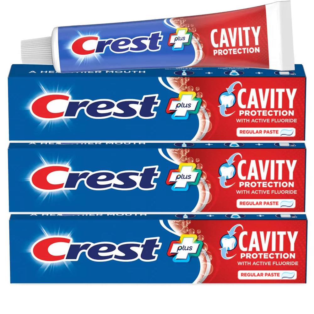 Fresh breath concept with Crest toothpaste