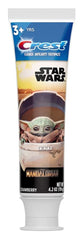 Front view of Crest Kids Toothpaste Star Wars Strawberry flavor 4.2 oz tube – pack of 2