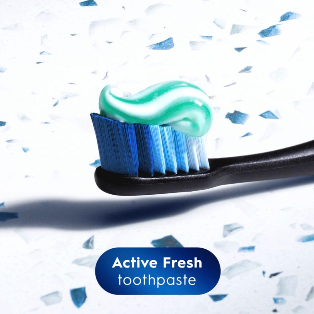 Crest toothpaste label highlighting 5.5oz size
