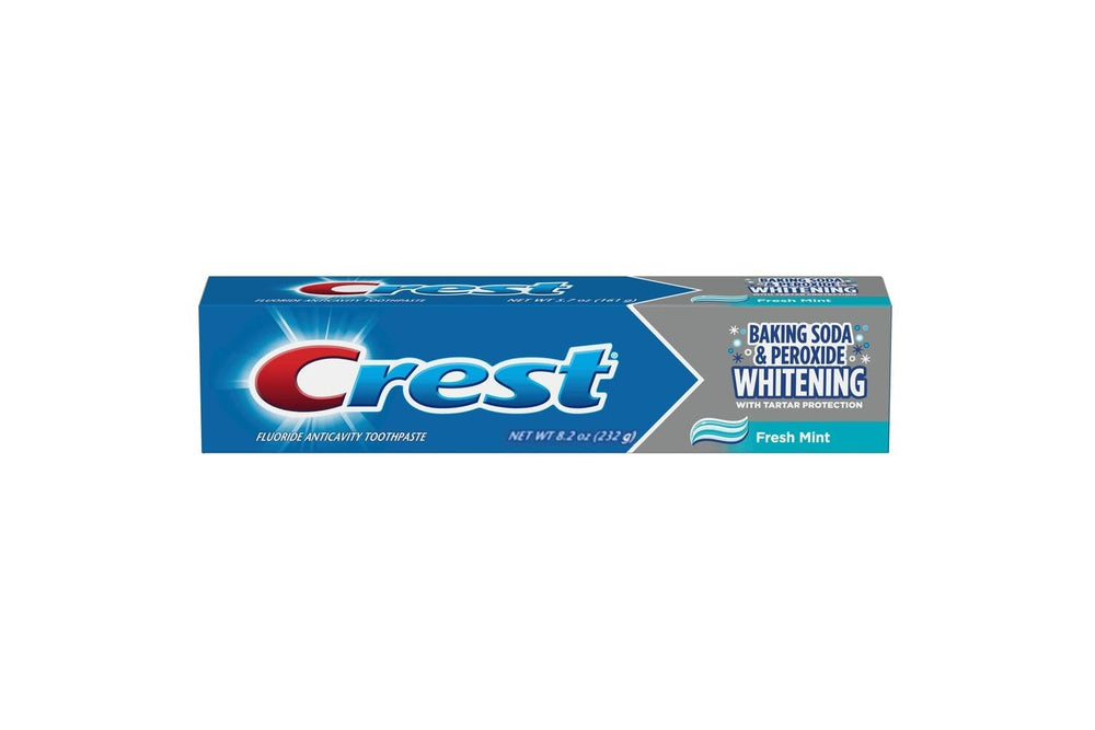 Crest BSPX Whitening toothpaste - 8.2 oz, 3-pack front view