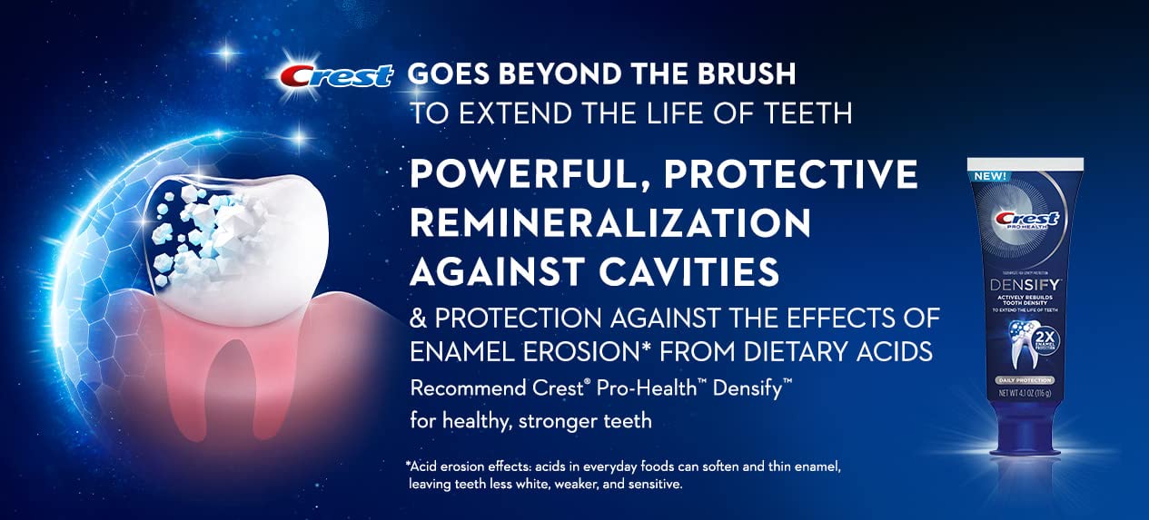 Four Crest Densify PRO-Health tubes laid out for travel use