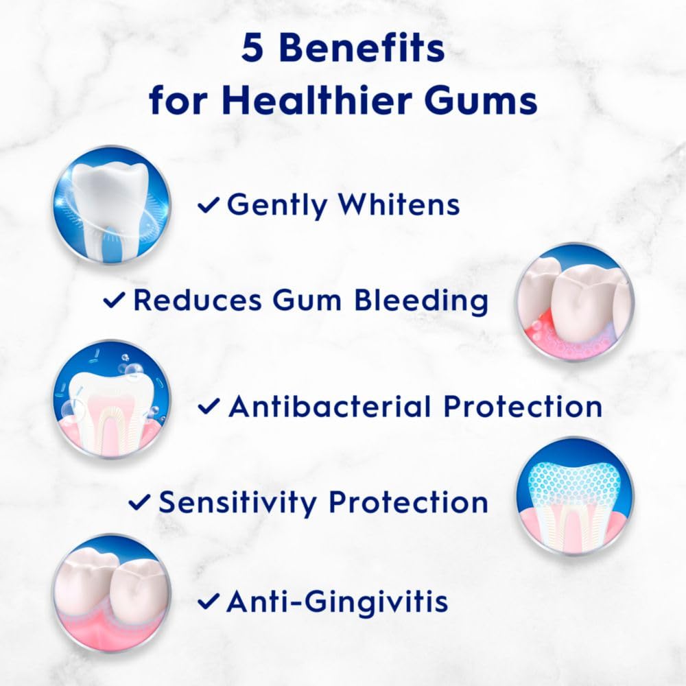 Gum health benefits illustration for Crest Pro-Health Gum Restore
