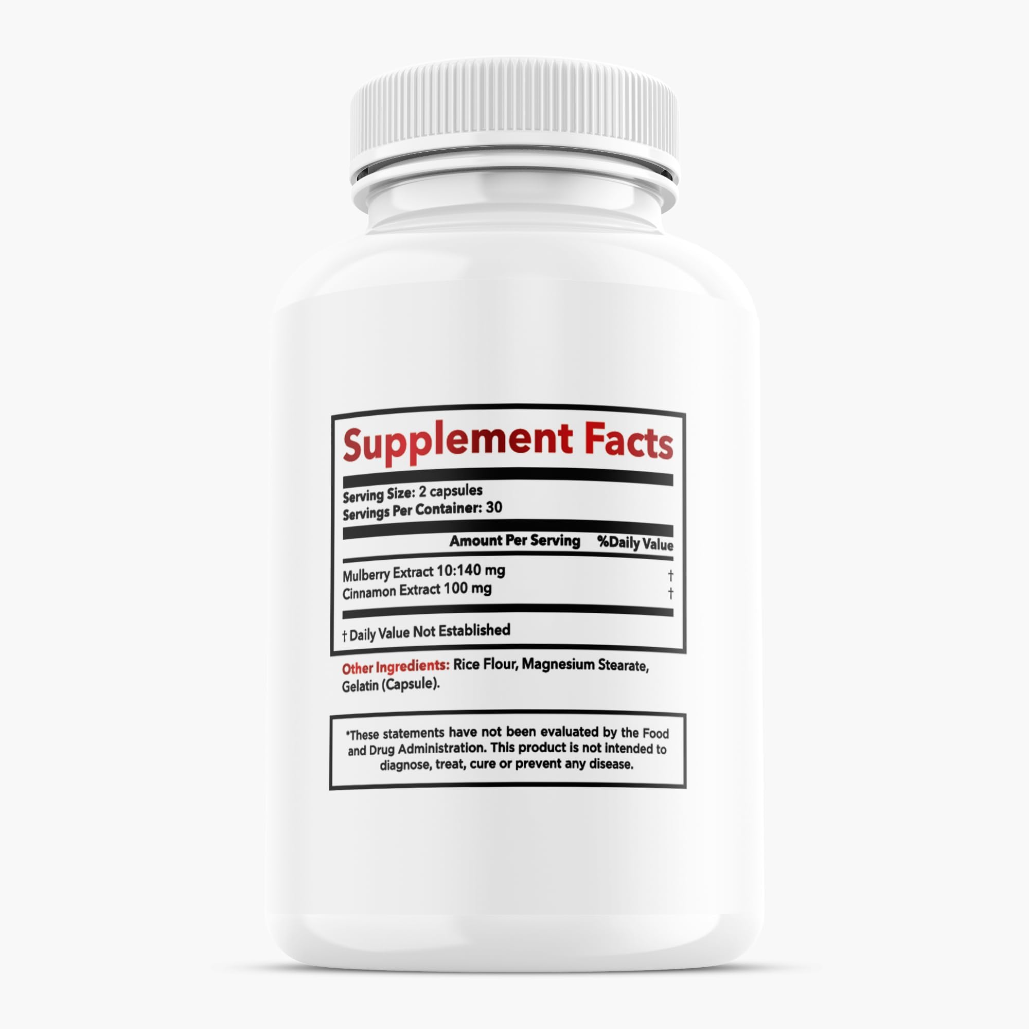Close-up of Glucose Support Capsules showing natural formula