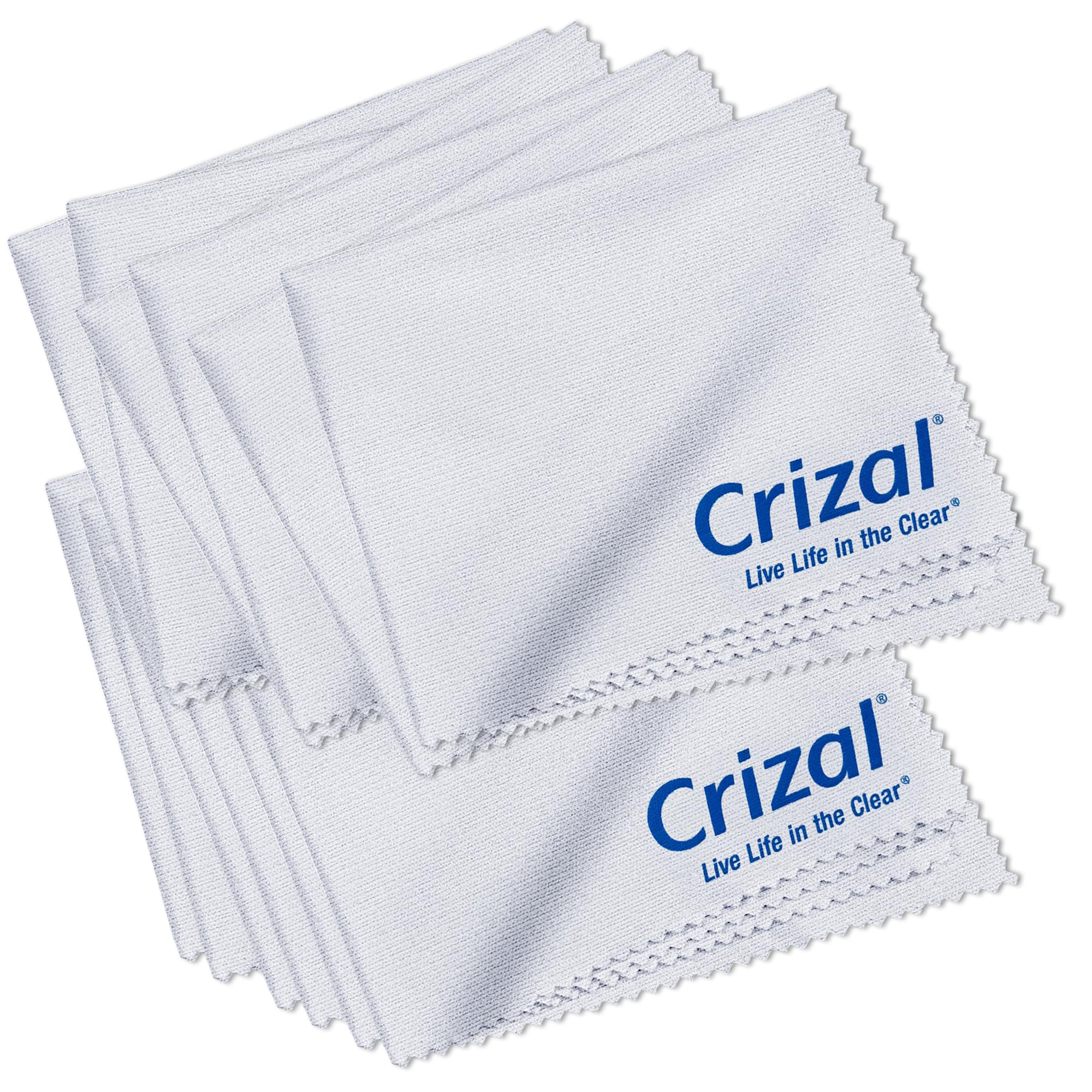 Crizal microfiber cleaning cloths 12-pack