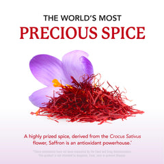 Illustration of Crocus sativus flower for saffron extract