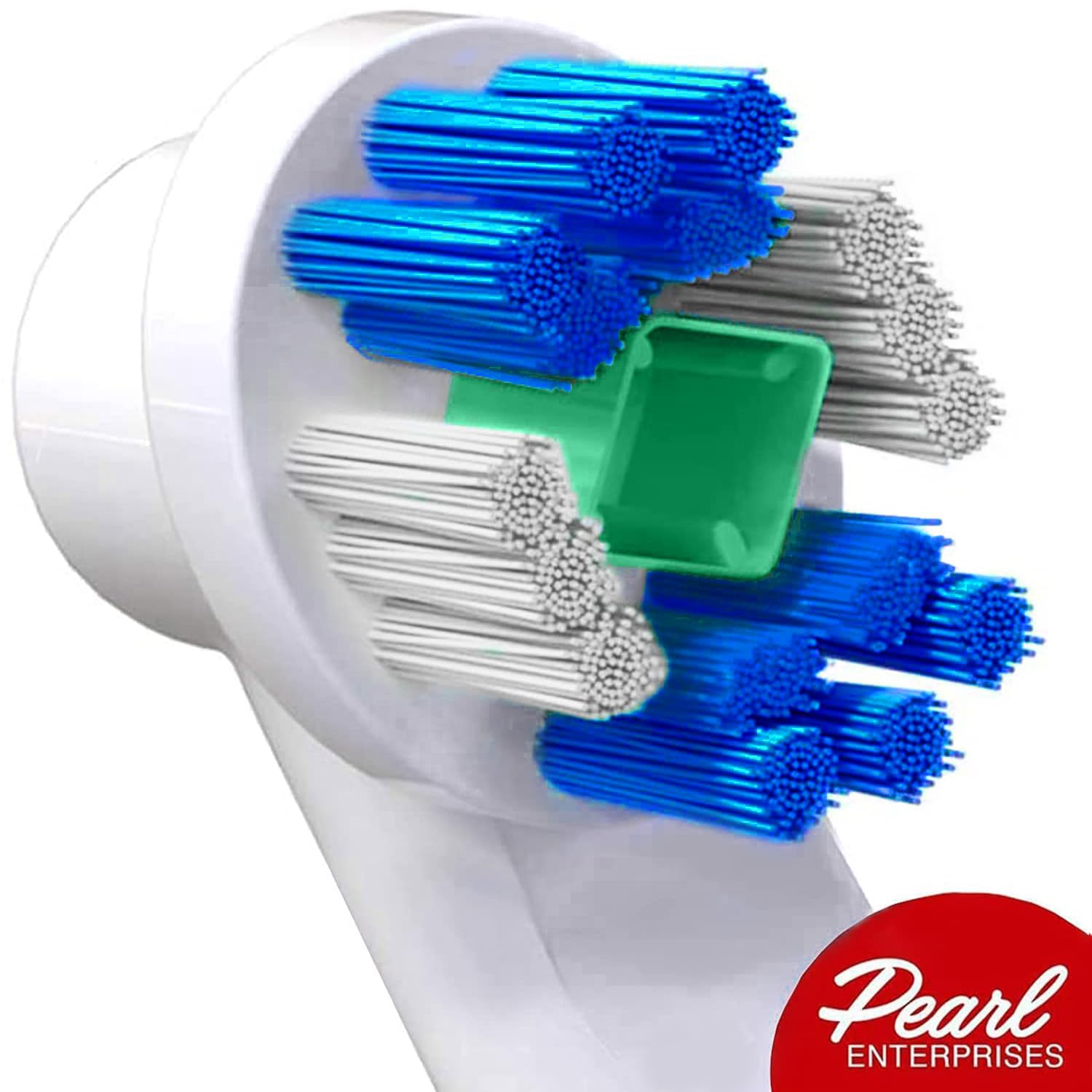 Cross-style brush head for Oral-B 90-degree bristles
