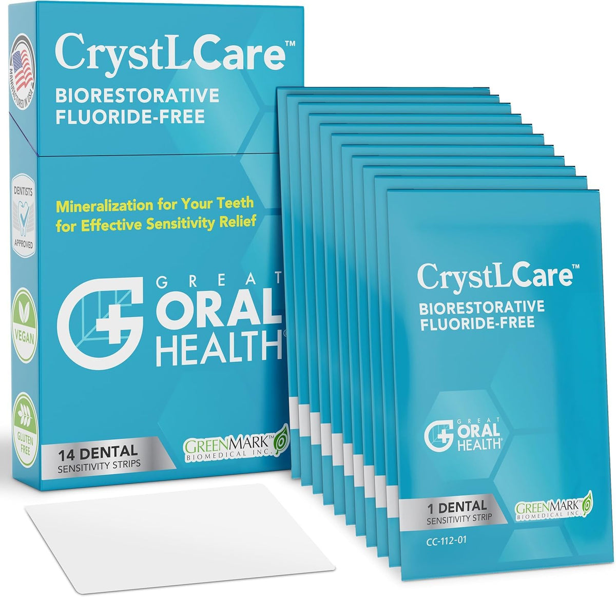 CrystLCare strip packaging box