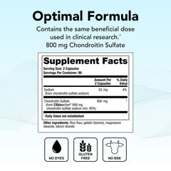 Graphic illustrating CSbioactive chondroitin sulfate purity