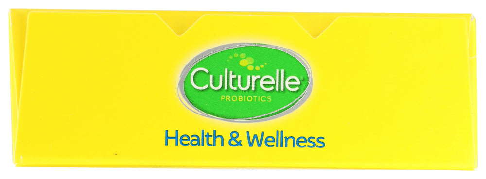 Culturelle bottle with capsules on a white surface