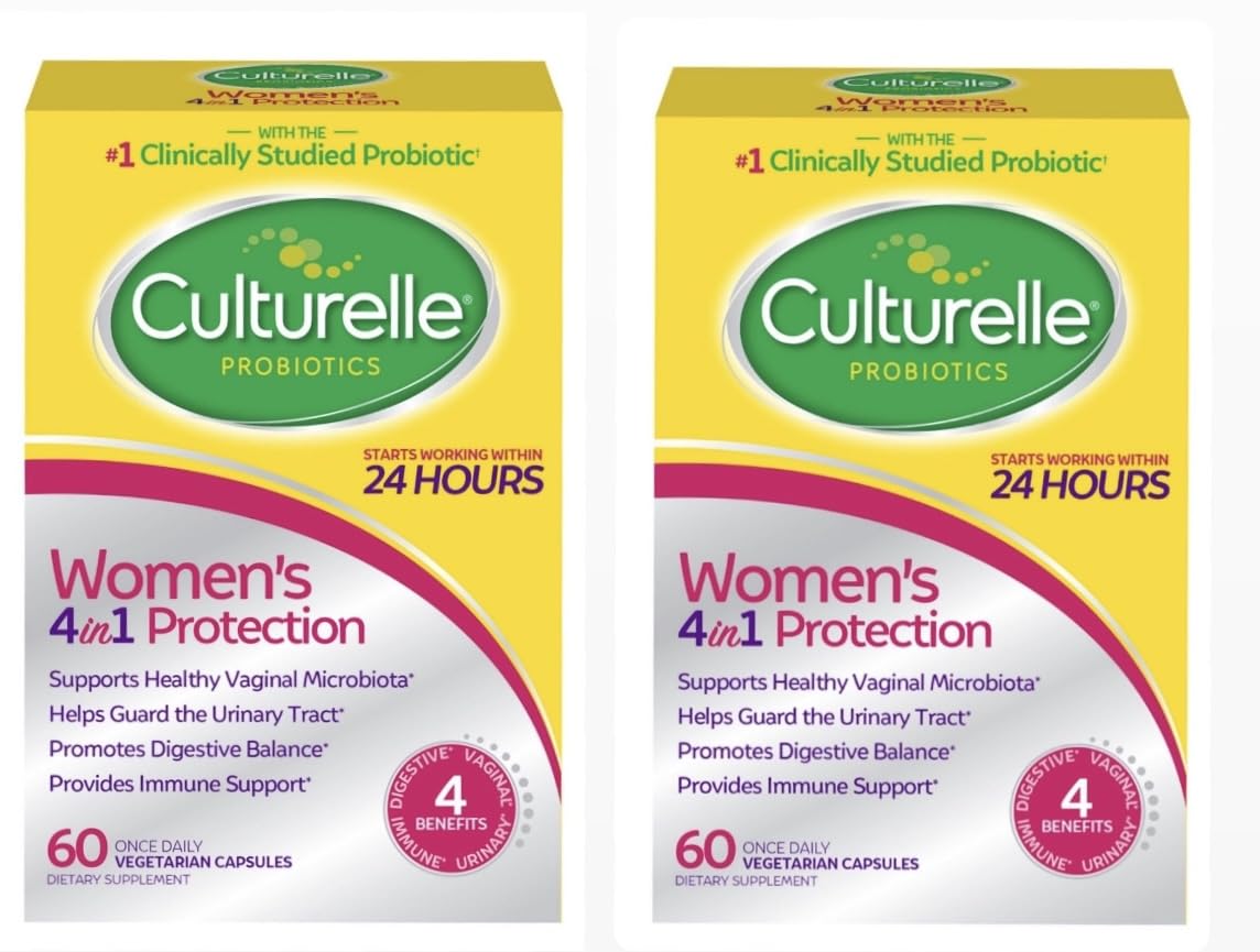 Front view of Culturelle Women’s Healthy Balance 60-count 2-pack bottle