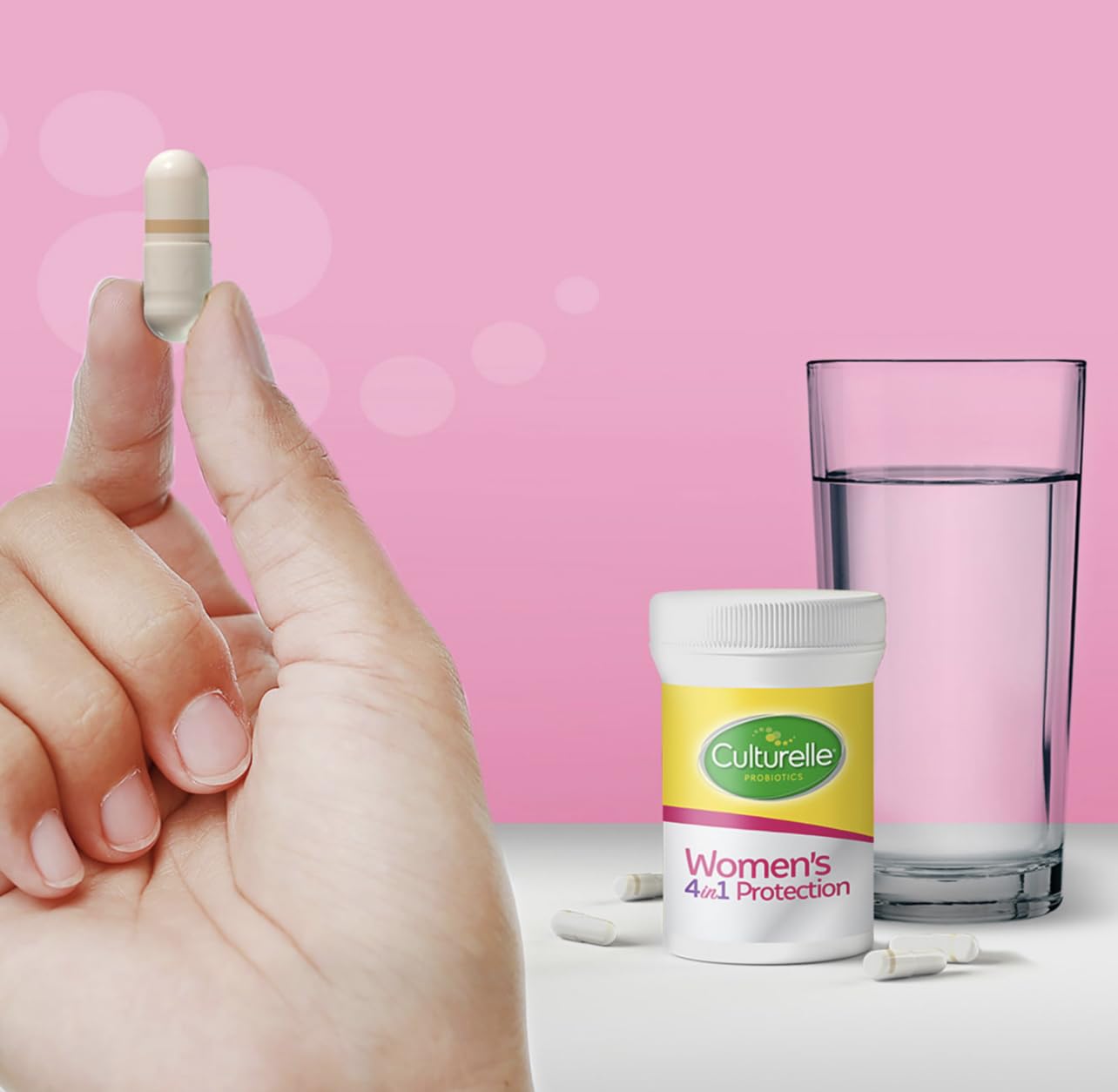 Side view of Culturelle Women’s Healthy Balance bottle