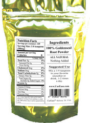 1/4 teaspoon scoop of CurEase Goldenseal Powder