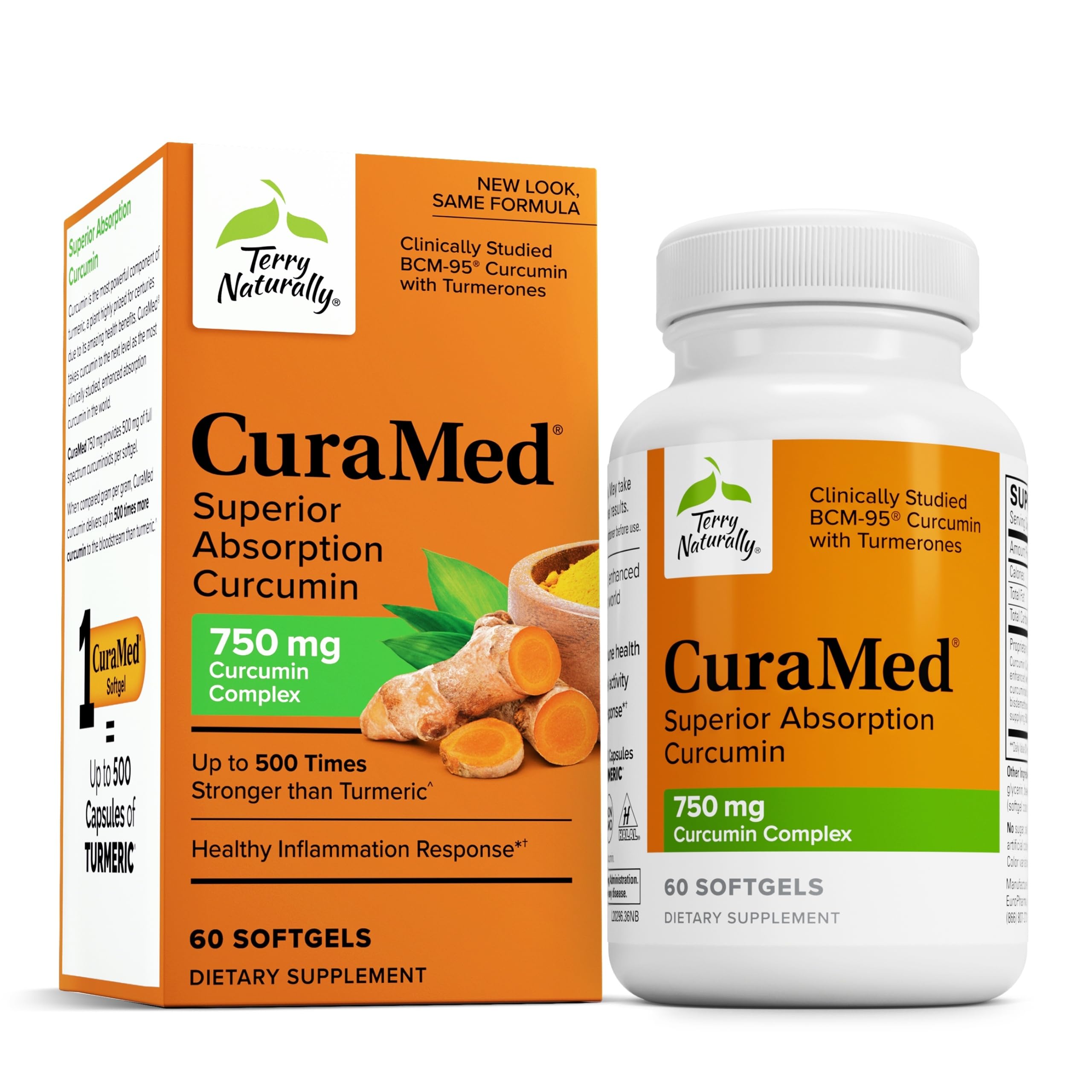 Terry Naturally CuraMed 750mg bottle – front view