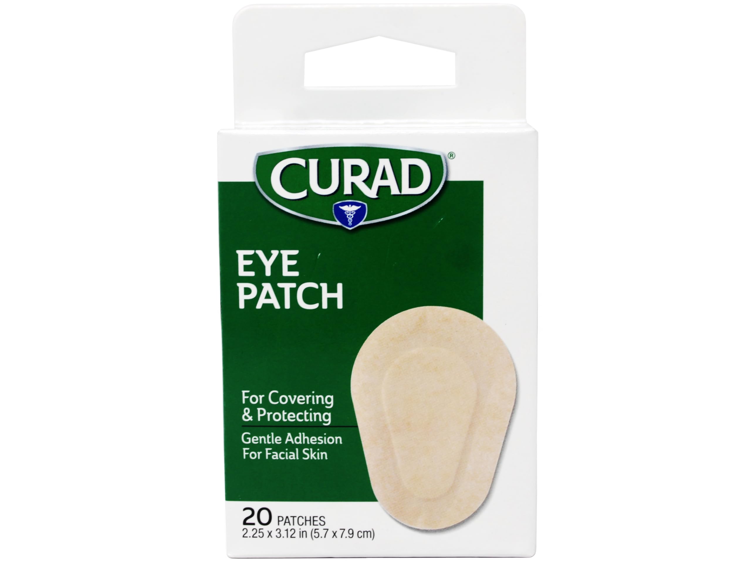 Product image: Curad Eye Patches packaging and patches