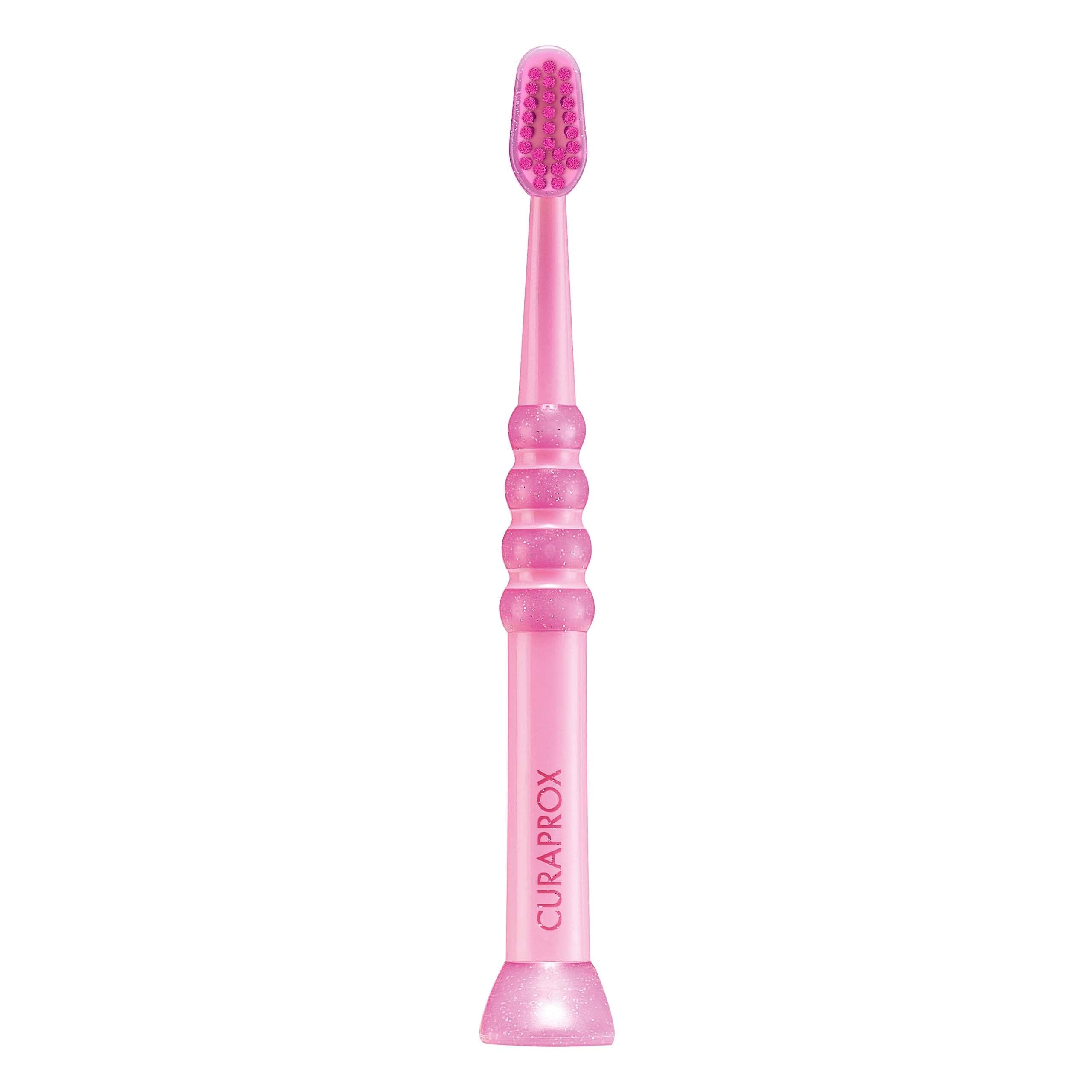 Front view of Curaprox Baby Toothbrush with ultra-soft bristles