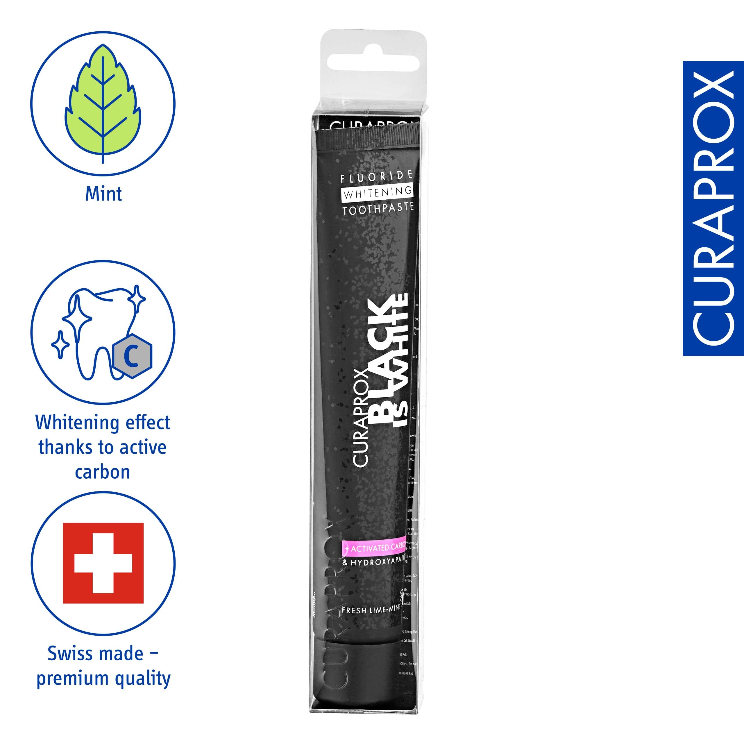 Activated charcoal whitening formula