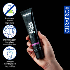 Gently cleanses gums and teeth