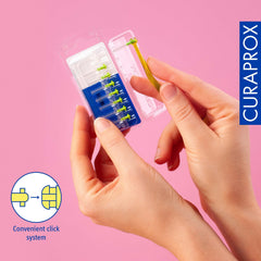 Packaging for Curaprox CPS 011 Prime refill set in English packaging