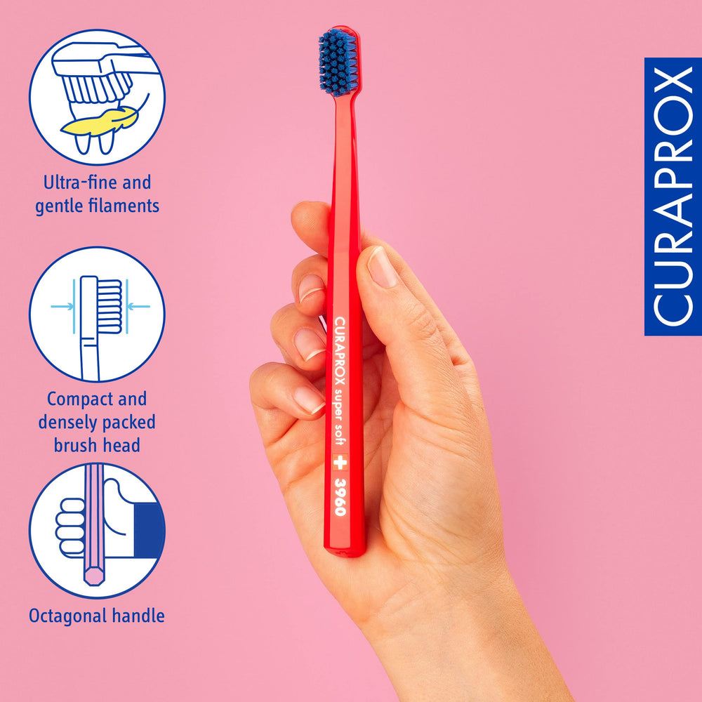 Compact, slightly angled brush head for precise cleaning