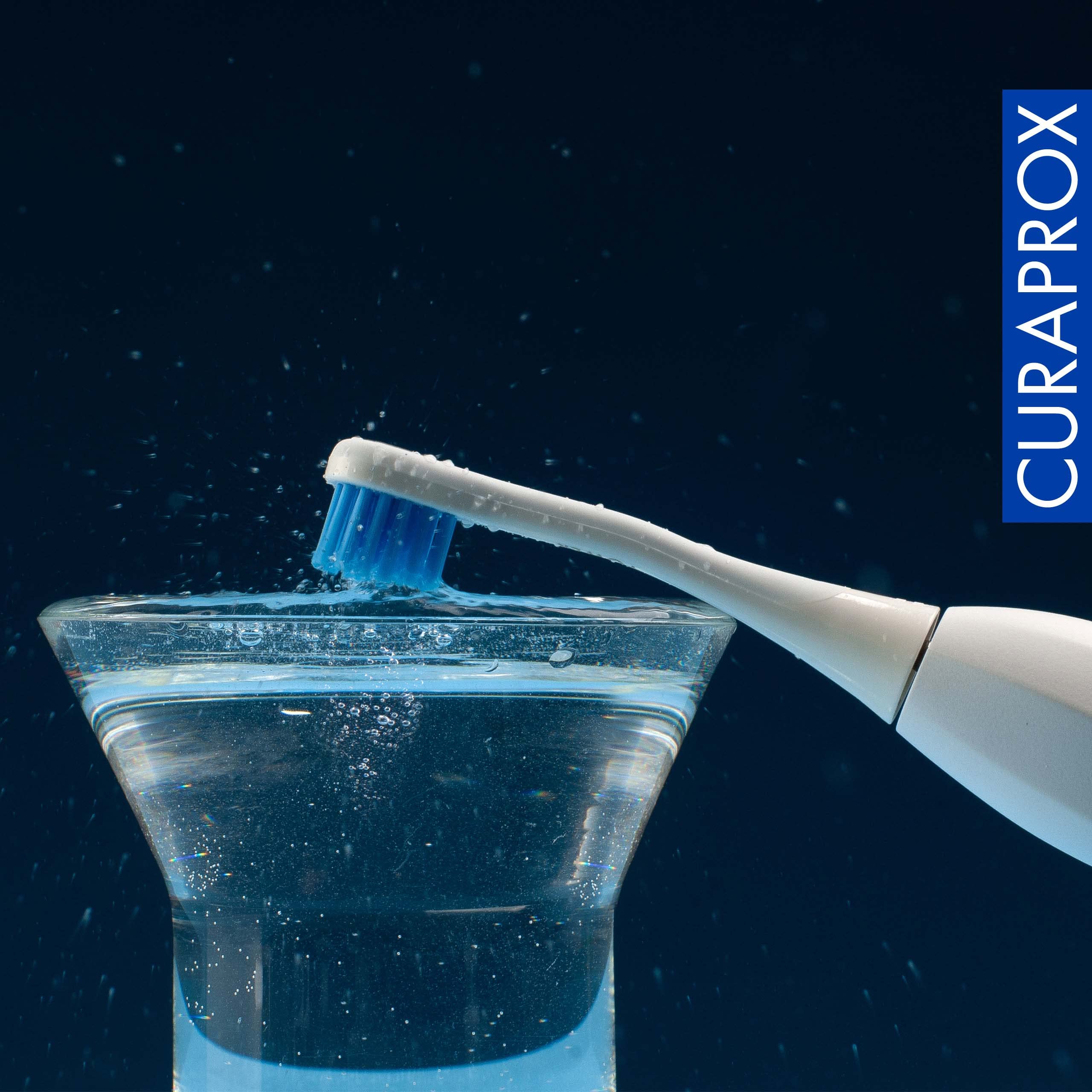 Swiss-made Curaprox Power Duo packaging and branding