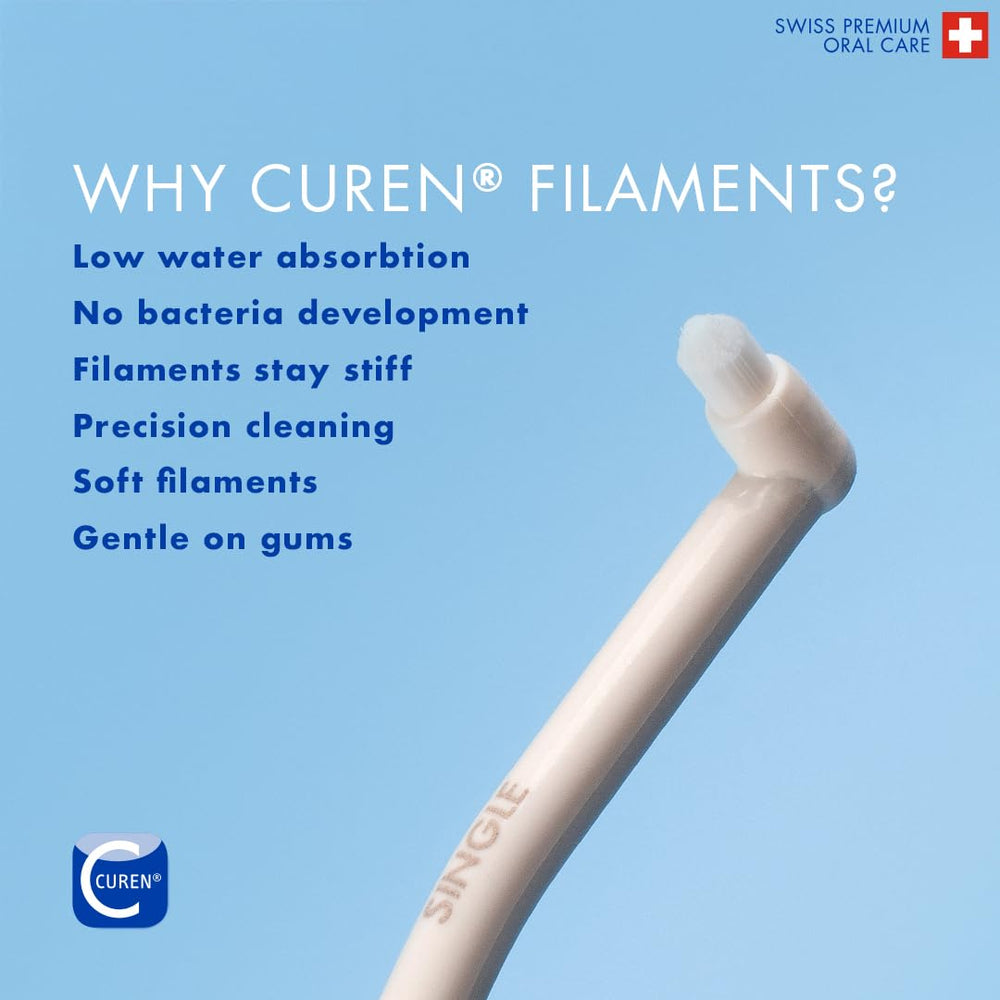Swiss-made Curaprox Hydrosonic replacement brush heads packaging